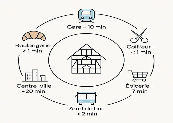 Apartment Moderne Et Spacieux, A 10 Min De La Gare *